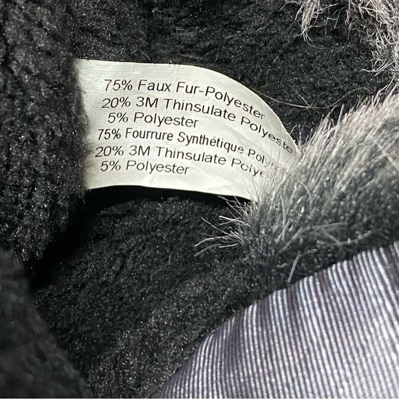 Kamik Momentum waterproof Snow Boots gray fur lined warm EUC woman’s 6 - Picture 8 of 11